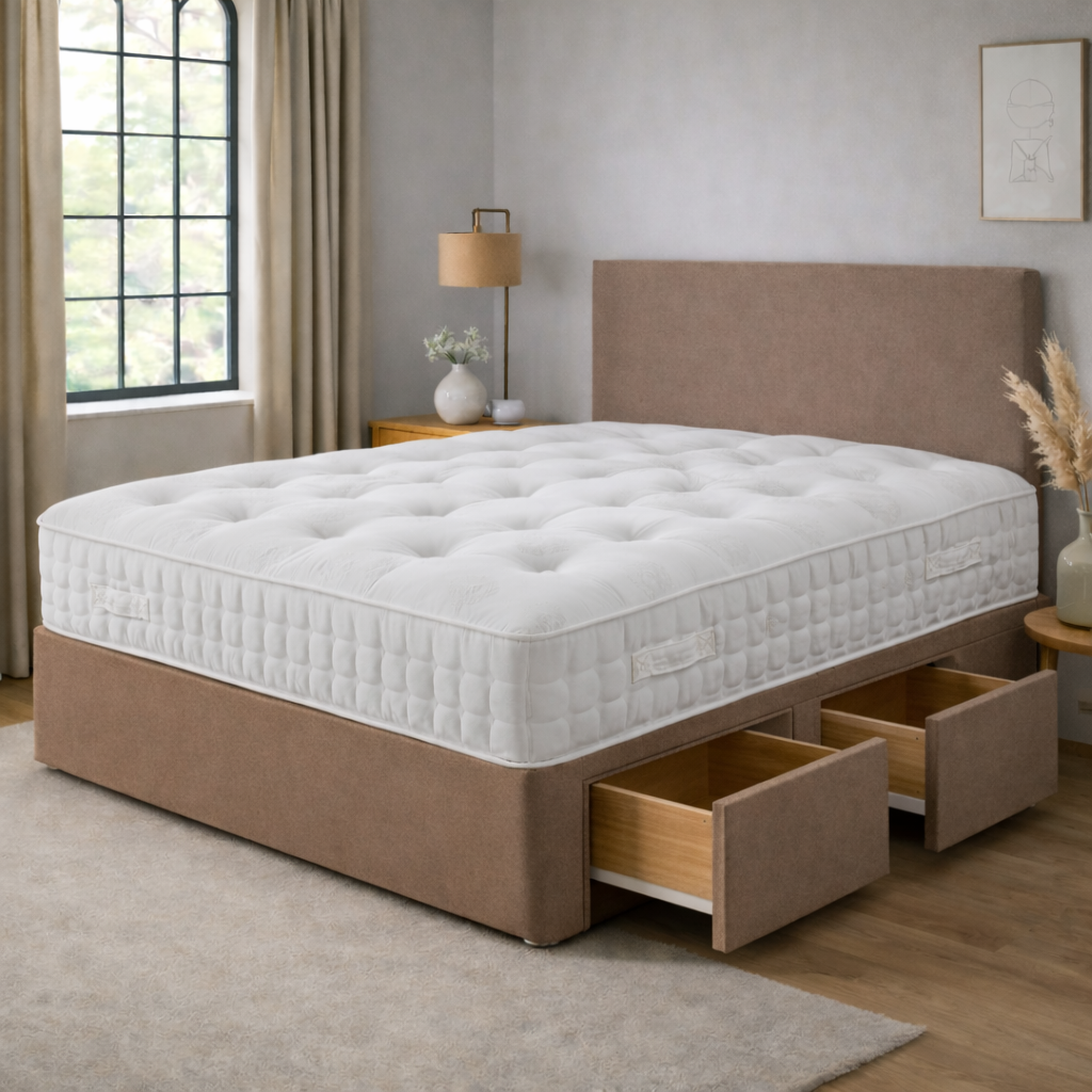 Bromley 1000 Pocket Hand Stitched Cool Blue - Premium Base