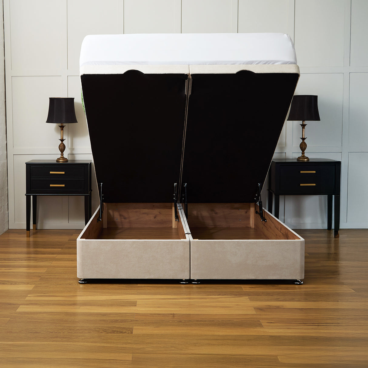 Chelsea Winged Ottoman Divan Bed Set