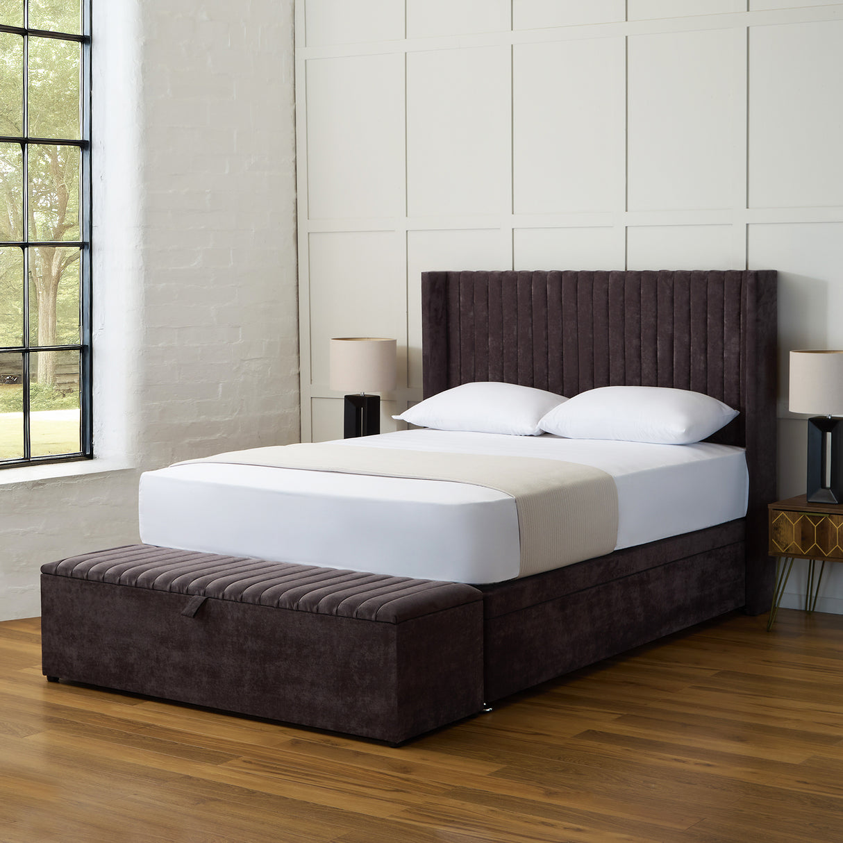 Oliver Winged Ottoman Divan Bed Set