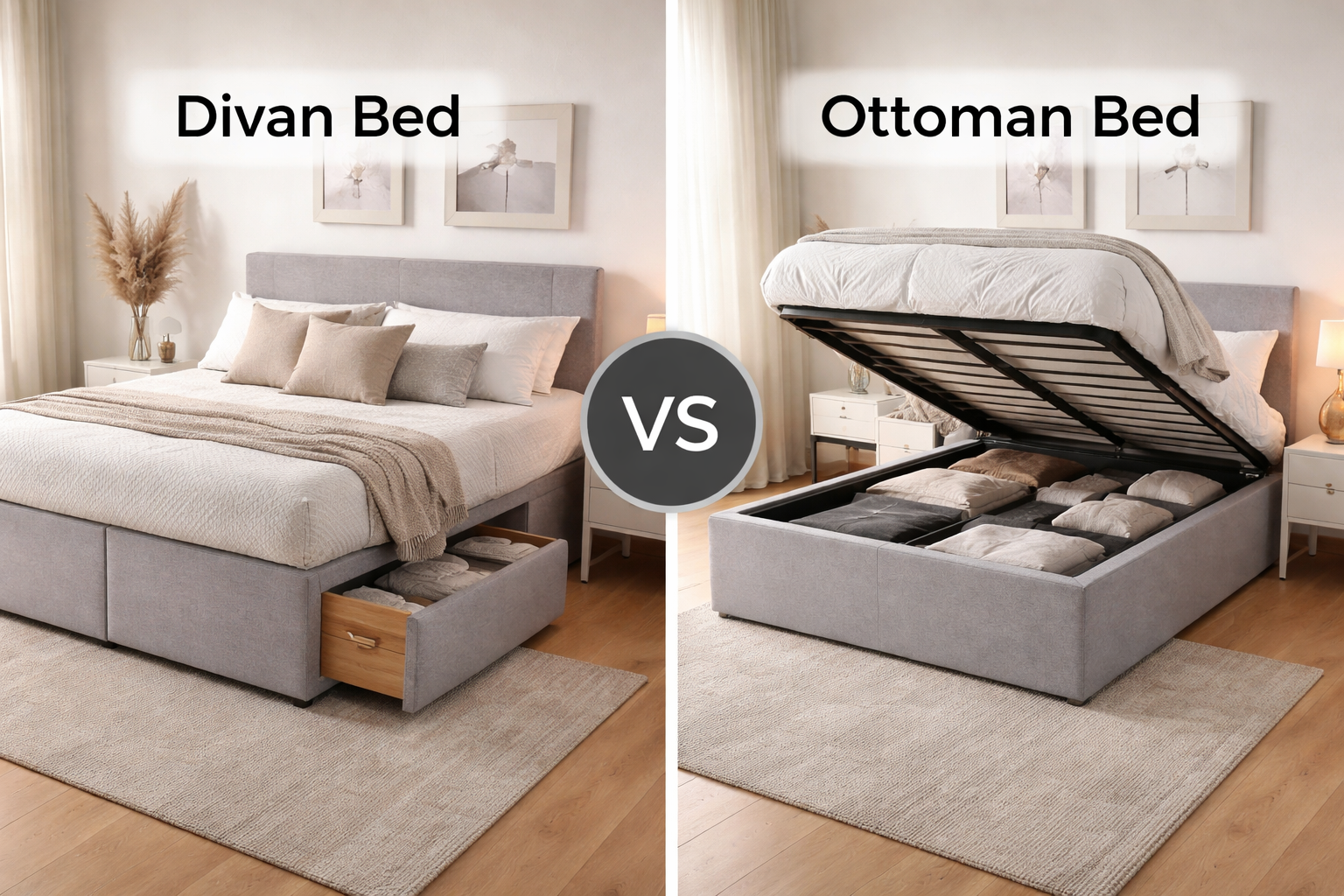 Divan vs Ottoman Beds: Which Is Better for Storage in UK Homes?