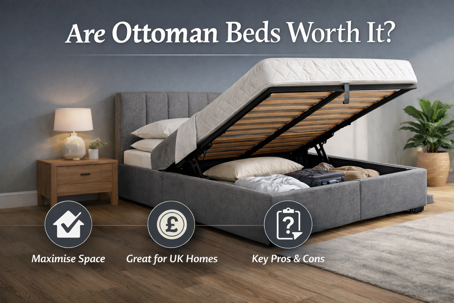 Are Ottoman Beds Worth It? Pros, Cons & Storage Benefits Explained