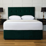 Signature Cube Divan Bed Set with Headboard