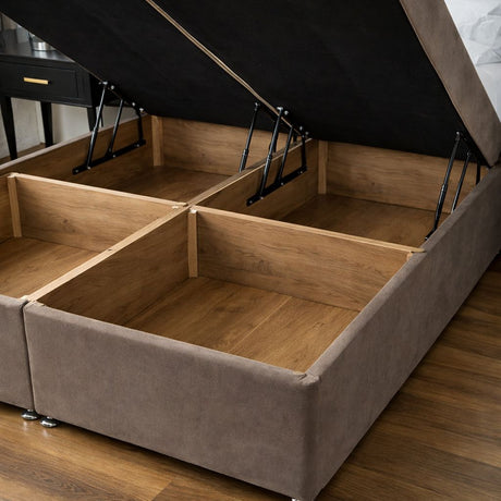 Quarter Split End Lift Storage Ottoman Divan Base