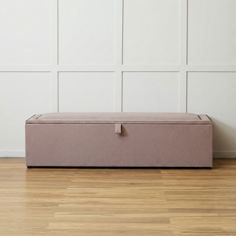 Rose Ottoman Blanket Storage Box