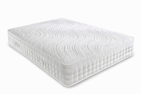 Sussex 2000 Pillowbox Pocket Hand Stitched Cool Blue - 6'6 Length Zip And Link