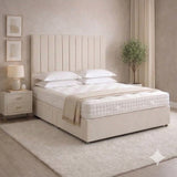 Bromley 1000 Pocket Hand Stitched Cool Blue - 6'6 Length Zip And Link Divan Bed Sets