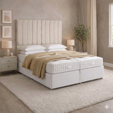 Dorchester 2000 Pocket Hand Stitched Memory Foam - 6'3 Length Zip And Link Divan Bed Sets