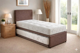 Hampton Orthopaedic Firm Sprung Divan Guest Bed with 2 x Mattresses