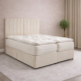 Hertford 6'3 Length Zip and Link Coil Sprung Pillow Top Divan Bed Set