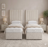 Mayfair 2000 Pocket Hand Stitched Natural Filling - 6'6 Length Zip And Link Divan Bed Sets
